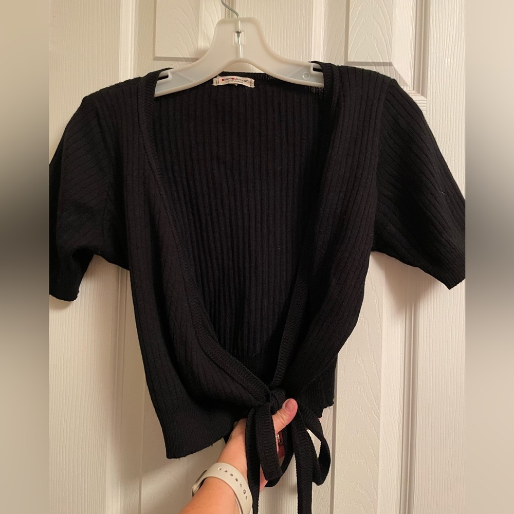Yves Saint Laurent cross tie top